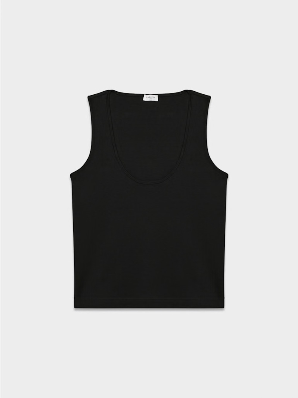 Aritzia Babaton InterLock Cotton Tenure Tank - Black, Size M
